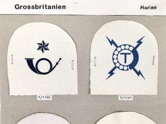 Großbritannien, Sammlung Ärmelabzeichen...
