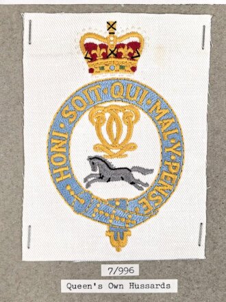 Großbritannien, Sammlung Ärmelabzeichen, auf...