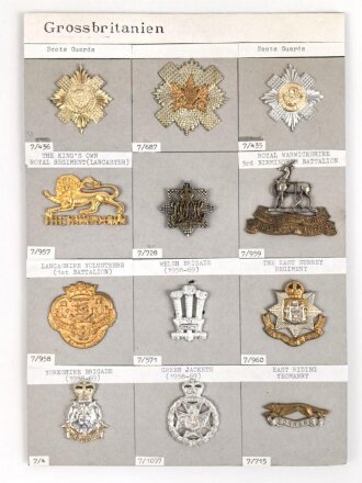 Großbritannien, Sammlung verschiedener...