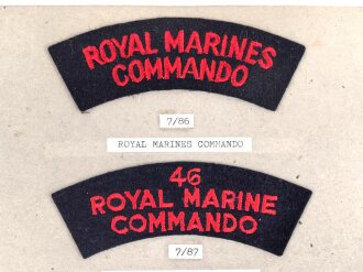 Großbritannien, Sammlung Ärmelabzeichen...