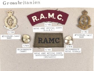 Großbritannien, Sammlung Mützen und...