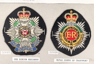 Großbritannien, Sammlung Ärmelabzeichen, auf...