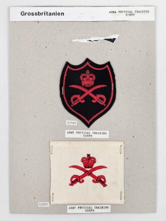 Großbritannien, Sammlung Ärmelabzeichen, auf...