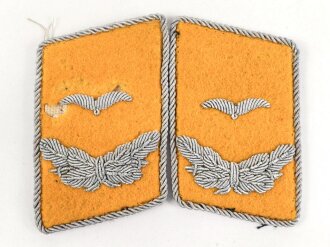 Luftwaffe, Paar Kragenspiegel für einen Leutnant...