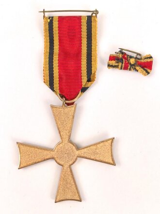 Bundesrepublik Deutschland, Verdienstkreuz am Bande des Verdienstordens für Arbeitsjubilare mit Bandspange im Etui