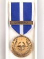 Bundeswehr, Einsatzmedaille KOSOVO mit Bandspange im Etui