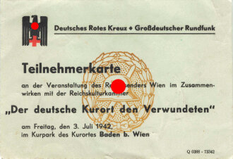 Deutsches Rotes Kreuz, Großdeutscher Rundfunk...