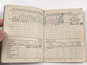 Deutscher Volkssturm Wehrmacht "Soldbuch"