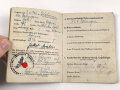 Deutscher Volkssturm Wehrmacht "Soldbuch"