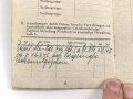 Deutscher Volkssturm Wehrmacht "Soldbuch"