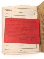 Deutscher Volkssturm Wehrmacht "Soldbuch"