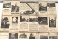 N.S Karte Blatt "Mittelbaden Schwarzwald" herausgegeben von der Tageszeitung "Der Führer", stark gebraucht, Maße: 63 x 94 cm