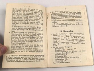 H. Dv. 122. Abschnitt B. "Anzugsordnung für das Reichsheer", datiert 1935, 40 Seiten