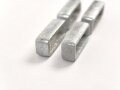 Luftwaffe, 4 x Ersatzteil für Gehänge zum  Dolch für Offiziere, Aluminium, jeweils neuzeitliche Fertigung
