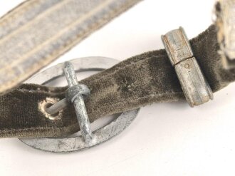 Teil eines Gehänge zum Dolch für Offiziere des Heeres, Beschläge Zink versilbert