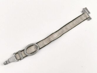 Teil eines Gehänge zum Dolch für Offiziere des Heeres, Beschläge Zink versilbert