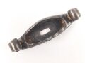 Entnazifizierte Papierstange zum Dolch für Offiziere des Heeres, Buntmetall versilbert, das Hakenkreuz lose beiliegend