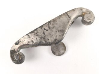 Papierstange zum Dolch für Offiziere des Heeres, Zink versilbert, original ?