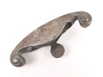 Papierstange zum Dolch für Offiziere des Heeres, Zink versilbert, original ?
