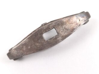 Papierstange zum Dolch für Offiziere des Heeres, Zink versilbert, original ?
