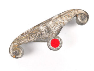 Papierstange zum Dolch für Offiziere des Heeres, Zink versilbert, original ?