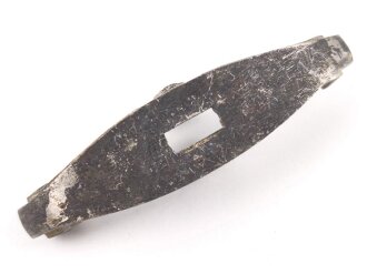 Papierstange zum Dolch für Offiziere des Heeres, Zink versilbert, original ?