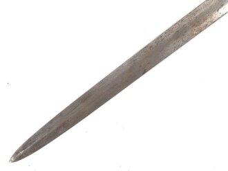 Klinge zum Dolch für Offiziere des Heeres, Hersteller Anton Wingen Jr. Solingen. Ungereinigtes Stück