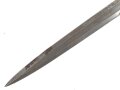 Klinge zum Dolch für Offiziere des Heeres, Hersteller Anton Weyersberg. Solingen. Ungereinigtes Stück