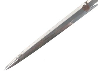 Klinge zum Dolch für Offiziere des Heeres, Hersteller Höller Solingen. Ungereinigtes Stück