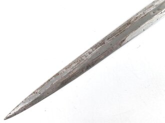 Klinge zum Dolch für Offiziere des Heeres, ungereinigtes Stück