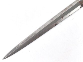 Klinge zum Dolch für Offiziere des Heeres, ungereinigtes Stück