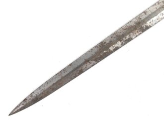 Klinge zum Dolch für Offiziere des Heeres, ungereinigtes Stück