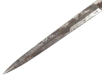 Klinge zum Dolch für Offiziere des Heeres, ungereinigtes Stück
