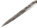 Klinge zum Dolch für Offiziere des Heeres, ungereinigtes Stück