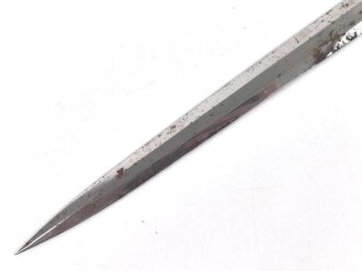 Klinge zum Dolch für Offiziere des Heeres, ungereinigtes Stück