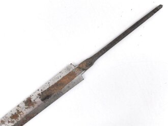 Klinge zum Dolch für Offiziere des Heeres, ungereinigtes Stück