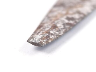 Klinge zum Dolch für Offiziere des Heeres, ungereinigtes Stück