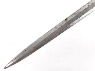 Klinge zum Dolch für Offiziere des Heeres, ungereinigtes Stück