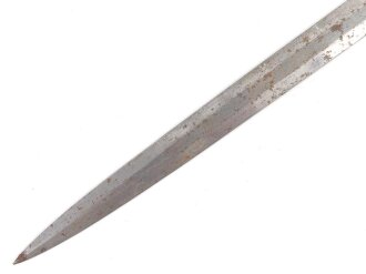 Klinge zum Dolch für Offiziere des Heeres, ungereinigtes Stück
