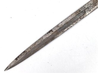 Klinge zum Dolch für Offiziere des Heeres, ungereinigtes Stück