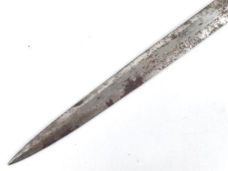 Klinge zum Dolch für Offiziere des Heeres, ungereinigtes Stück