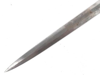 Klinge zum Dolch für Offiziere des Heeres, ungereinigtes Stück