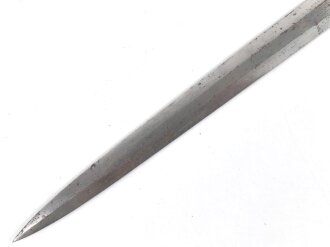 Klinge zum Dolch für Offiziere des Heeres, ungereinigtes Stück