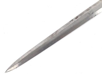 Klinge zum Dolch für Offiziere des Heeres, ungereinigtes Stück