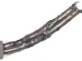 Teil eines Gehänge zum Dolch für Offiziere der Luftwaffe, Beschläge Zink versilbert
