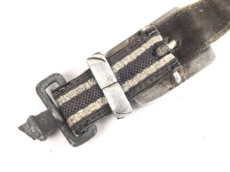 Teil eines Gehänge zum Dolch für Offiziere der Luftwaffe, Beschläge Aluminium