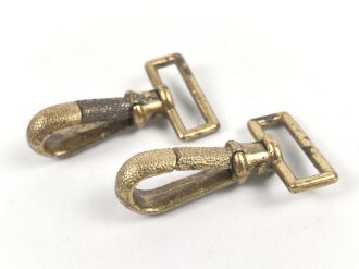 Paar Ersatzteile für ein Gehänge zu einem Dolch III.Reich. Eine Feder ermüdet