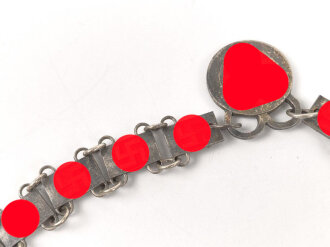 Kette für einen SA Kettendolch. Eisen versilbert,...