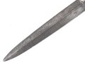 Klinge für einen Dolch III.Reich . Hersteller SMF Solingen. Wohl für DLV Dolch, Klingenlänge 16,9cm, Gesamtlänge 28,5cm