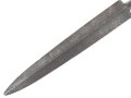 Klinge für einen Dolch III.Reich . Hersteller SMF Solingen. Wohl für DLV Dolch, Klingenlänge 16,9cm, Gesamtlänge 28,5cm